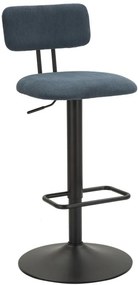 Bárszék liftes világos navy 41x47,5x85-106,5(ülés 61-83) készlet 2db