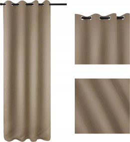 Függöny huzat Sötétítő Blackout 140x250 Sötétbézs Arctic