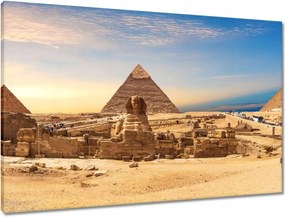 Vászonkép 90x60 Panoráma a piramisokra