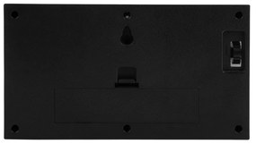 Karlsson 5976BK Design fali/asztali billenő óra,fekete, 21 cm