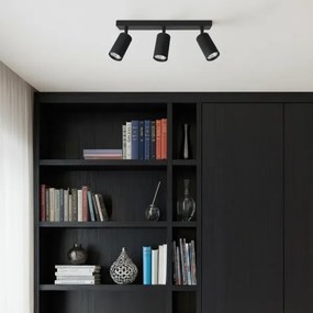 Brilagi - SELE MODERN 3xGU10/30W/230V fekete spotlámpa