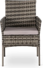 2 db kerti szék szürke színben – CORTO