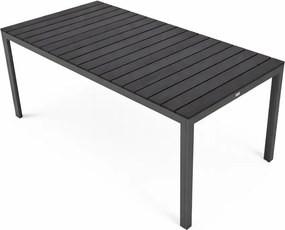 Furnigo Alumínium Mainz 1+8 kerti bútor szett - fekete