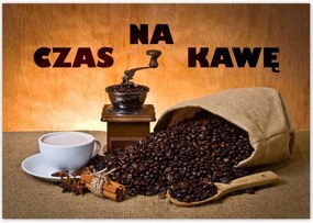 Poszterek 100x70 Kávé Itt a kávé ideje