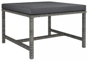 vidaXL 12 részes szürke polyrattan kerti ülőgarnitúra párnákkal