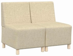 Karfa Nélküli Modularis Kanapé Egység 2 pcs Krém