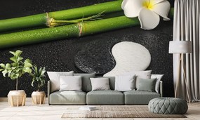 Öntapadó fotótapéta Spa csendélet Jin és  Jang szimbolummal
