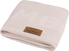 Thai bambuszszálas gyermekpléd, krémszínű fehér