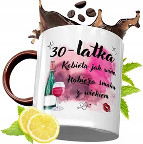 Bordó Bögre 30. Születésnapra Ajándék fényképes nyomattal