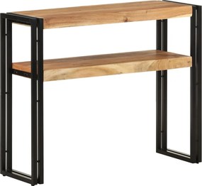 vidaXL tömör akácfa tálalóasztal 90 x 30 x 75 cm