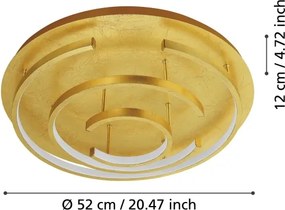 Eglo 98488 - LED mennyezeti lámpatest POZONDON LED/24W/230V