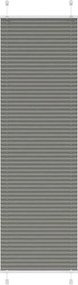vidaXL pliszírozott redőny antracit 65x200 cm szövetszélesség 64,4 cm