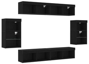 Lebegő polc 2 db Fekete tölgy 40x28,5x40 cm MDF