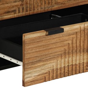 Szekrények 2 db Barna 60x33x75 cm Tömör Fa Akác