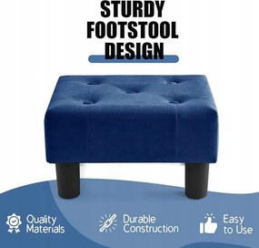 Kárpitozott puff Brian&amp;Dany sötétkék