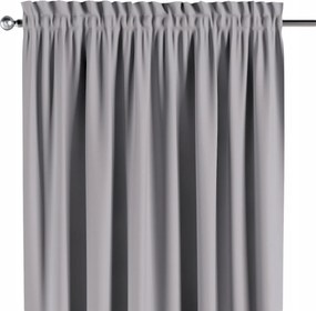 Csatornafüggöny frufruval 1 db 140x260cm fekete