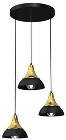 Csillár zsinóron NERGIS 3xE27/60W/230V