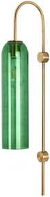 Moosee Slack oldalfali lámpa 1x40 W zöld-arany MSE010100342