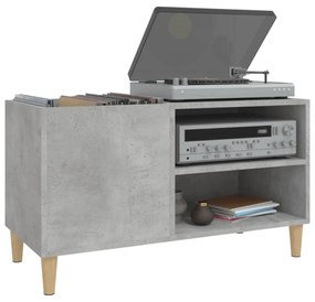 betonszürke szerelt fa hanglemezszekrény 84,5x38x48 cm