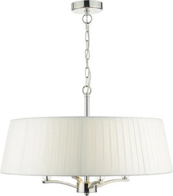 DAR LIGHTING CRI042 CRISTIN Ernyős Függesztett Lámpa Polírozott Nikkel E14 IP20