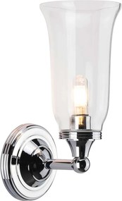 Elstead glamour klasszikus fali lámpa austen króm átlátszó elsbath-austen2-pc IP44