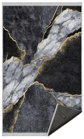 Fekete szőnyeg 160x230 cm – Mila Home