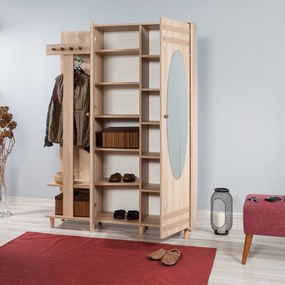 Előszoba fal Gardin 200 (szonoma tölgy) (tükörrel). Akció -22%. 1088267