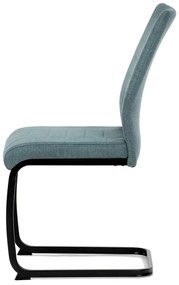 Zöld Szövet Szánkótalpas Étkezőszék. DCL-438