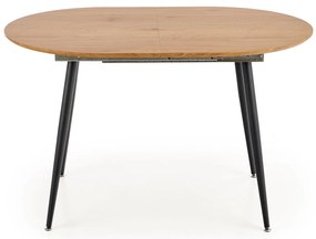 ZENITH kihúzható étkezőasztal tölgy dekorral 120(160)x80