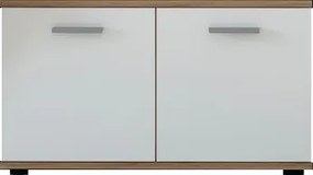 SANTO TYP C SZAFKA NA BUTY 2D WOTAN/BIAŁY 3W