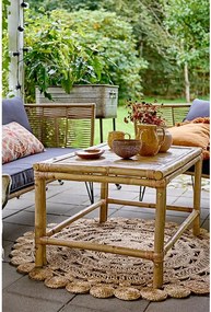 Bambusz kerti dohányzóasztal 60x90 cm Sole – Bloomingville