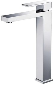 AREZZO design CUBEFIELD magasított mosdócsaptelep, króm