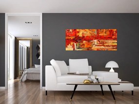 A falfestmény képe (120x50 cm)