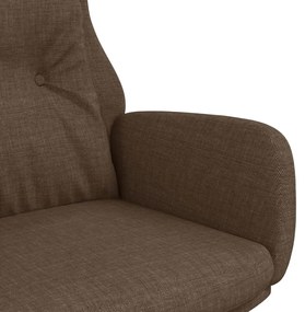 barna szövet pihenőfotel