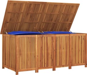 vidaXL tömör akácfa kerti tárolóláda 175x80x75 cm