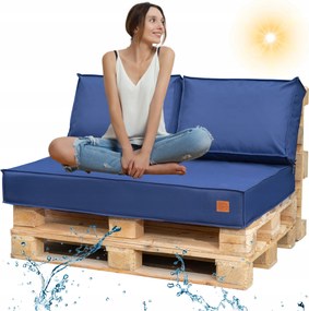 Kerti párnák Szett euro raklap bútor párna Vízálló 120x80x15