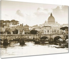 Vászonkép 80x60 Róma Vatikán panoráma