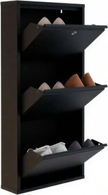 Locking 3 Piece Metal - Black