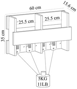 Wink Sapphire Oak fali fogas