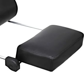 Irodai fotel összecsukható lábtartóval, állítható háttámlával