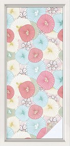 Furnérfólia Adatvédelem Szélvédőkhöz és Ablakokhoz Pasztell virágok 50x116