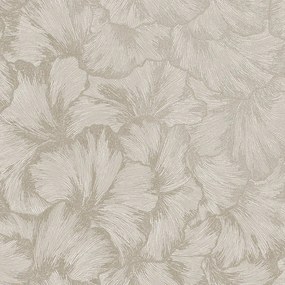 Holden Decor Essence Suzani szürke ginkgo leveles fémhatású vlies tapéta – 66312