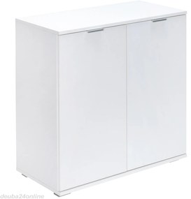 Casaria® Fehér szekrény 2 ajtóval - DB111 típus