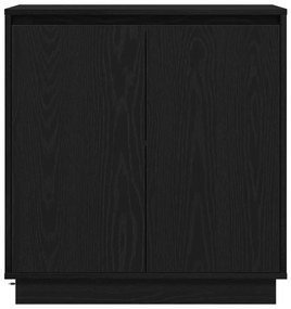 Oldalszekrény LED-fénnyel, Fekete Tölgy, 71x34,5x75 cm, Mérnöki Fa