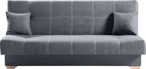 Kinyitható heverő, szürke, GINY