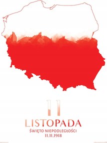 Függetlenség ünnepe november 11. poszter 50x70 cm