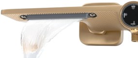 Zuhanyszett REA HELIX Brush Gold
