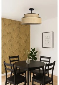 Felületre szerelhető csillár  BOHO 1xE27/60W/230V átm. 40 cm bézs