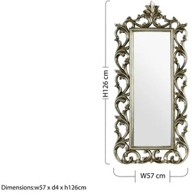 Fali tükör 57x126 cm Champagne – Premier Housewares