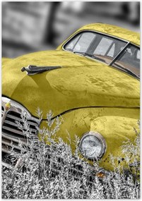 Poszterek 70x100 Sárga oldtimer